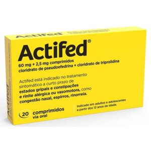 Actifed 20 Comprimidos